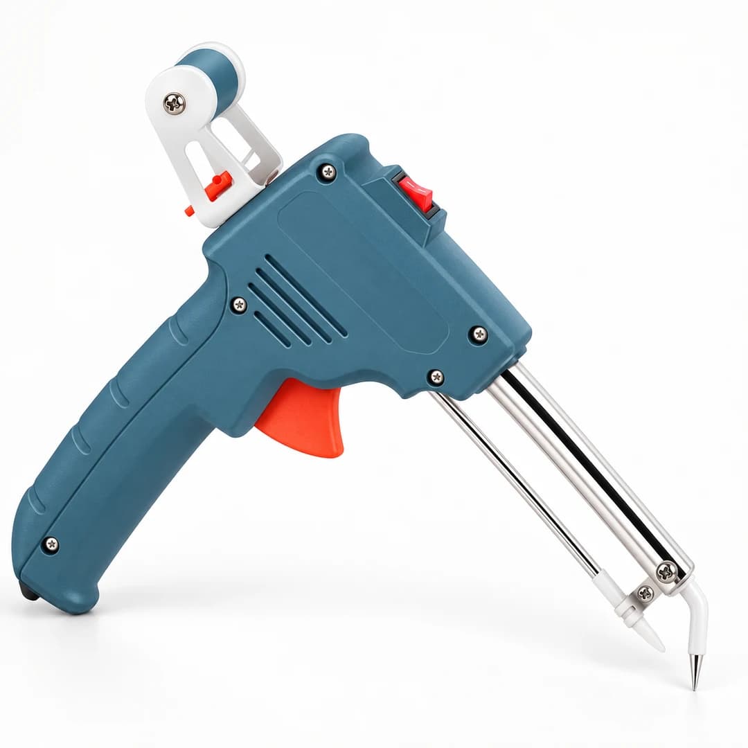Pistola para soldar con alimentación de estaño
