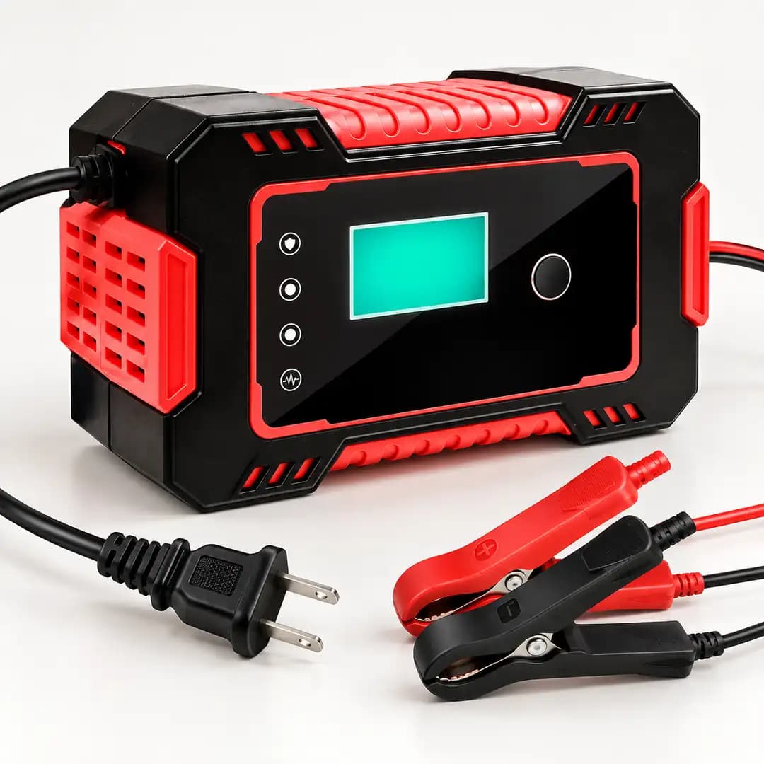 Cargador inteligente de batería para carro 12 V